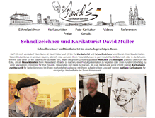 Tablet Screenshot of karikaturist-schnellzeichner.eu